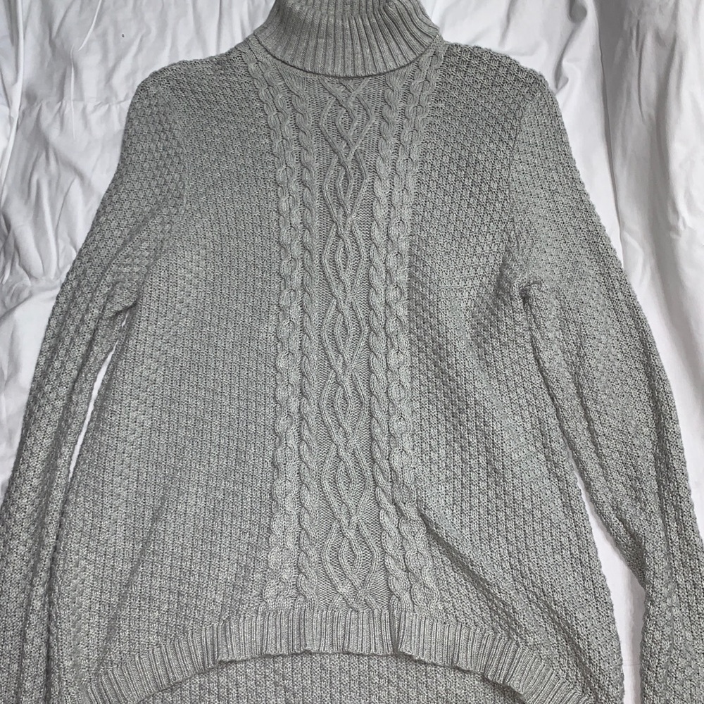 Turtle neck woven sweater💕